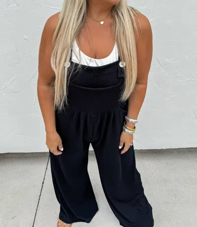 Blakeley Be Yourself Boho Overalls In Black