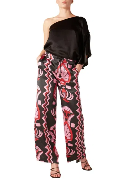 Figue Theodora Pant In Oasis Palm Black In Multi