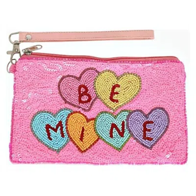 Sophia Collection Women's Be Mine Seed Bead Wristlet In Multi Colored
