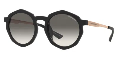 Armani Exchange Women's 51mm Matte Black Sunglasses