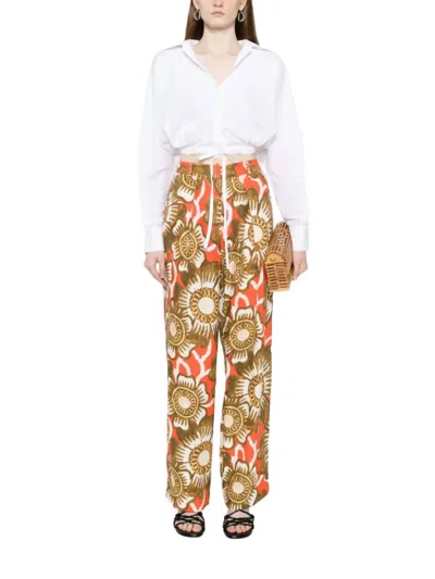 Mara Hoffman Marella Floral-print Trousers In Multi