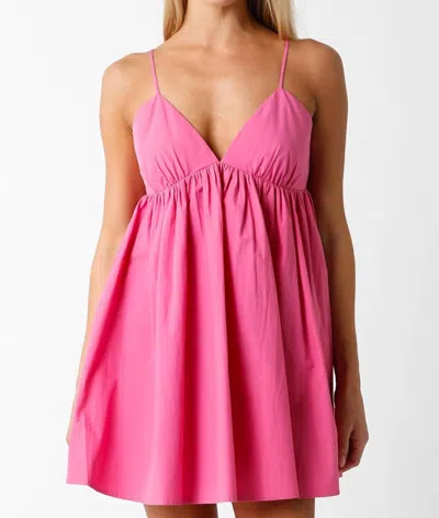 Olivaceous Trendworthy Mini Dress In Pink