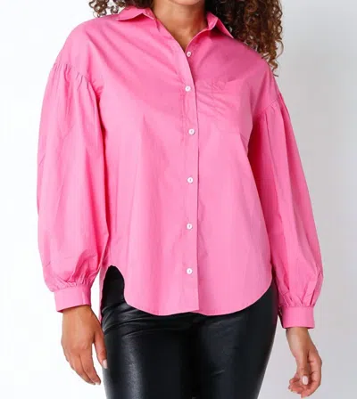 Olivaceous The Fun Side Top In Pink