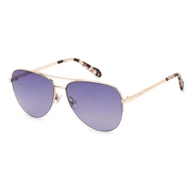 Fossil Women's 58mm Red Gold Sunglasses