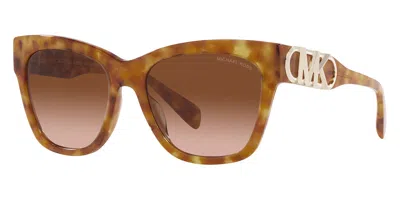 Michael Kors Women's 55mm Amber Tortoise Sunglasses In Multi