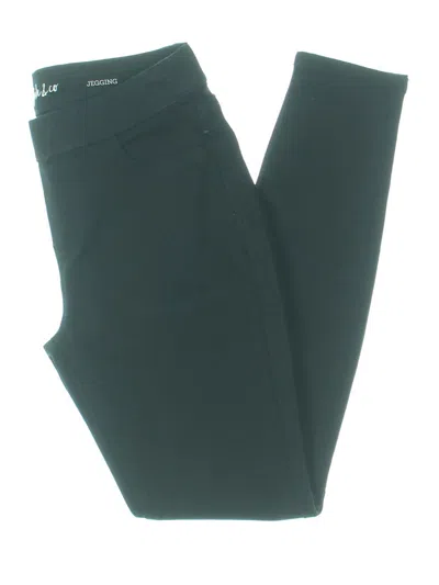 Style & Co Womens Mid-rise Denim Jeggings In Black