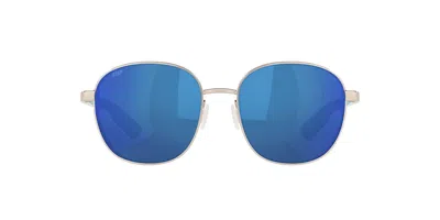 Costa Del Mar Women's 55mm Brushed Silver Sunglasses In Multi