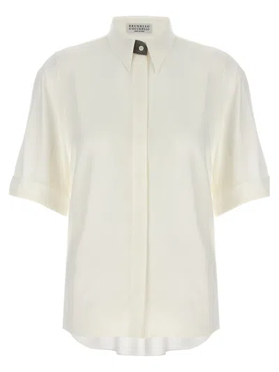 Brunello Cucinelli Monile Shirt, Blouse White