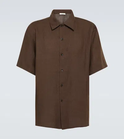 Commas Brown Oversized Shirt In Chocolate