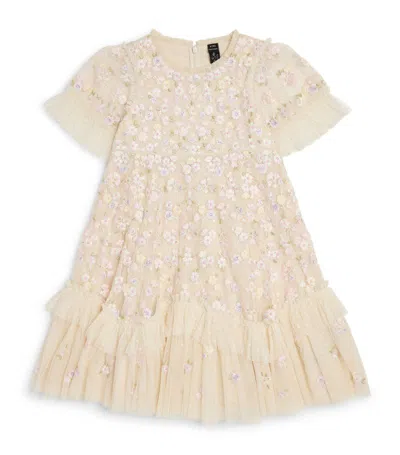 Needle & Thread Kids' Evening Primrose Dress (4-12 Years) In Ivory