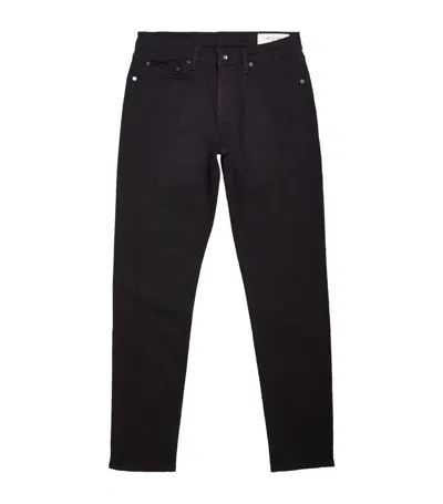 Rag & Bone Fit 2 Grey Sail Slim Jean In Black