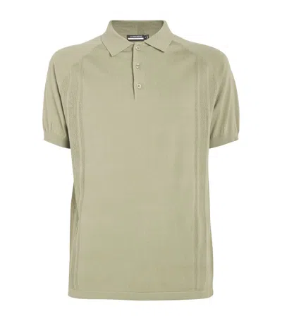 J. Lindeberg Short-sleeve Martines Polo Shirt In Green