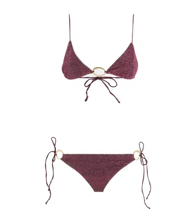 Oseree Lumière O-ring Bikini In Purple