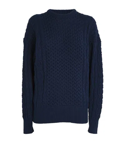 Stand Studio Tracy Sweater In Navy