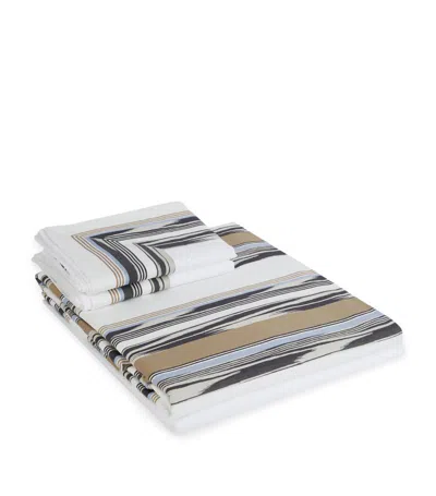 Missoni Striped Flame King Duvet Cover And Pillowcase Set (220cm X 230cm) In Multi