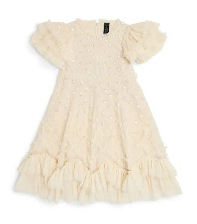 Needle & Thread Kids' Love Letter Dress (4-10 Years) In Ivory