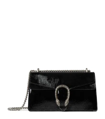 Gucci Dionysus Leather Shoulder Bag In Black