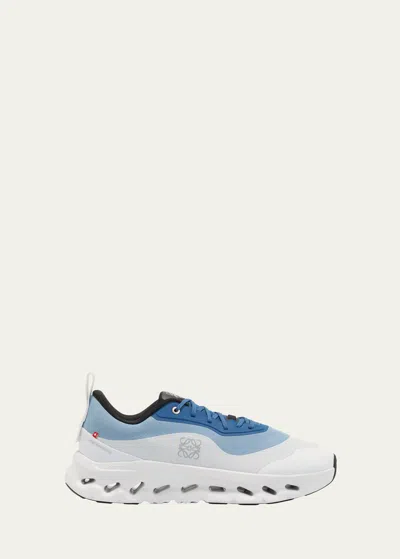 Loewe On Cloudtilt 2.0 Stretch-knit Trainers In Blue