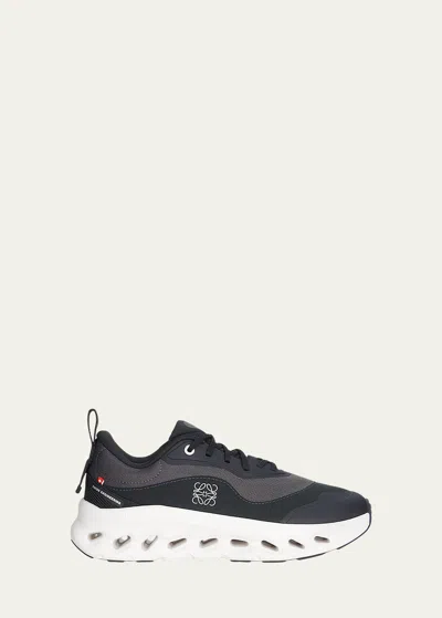 Loewe X On Cloudtilt Colorblock Runner Sneakers In Black