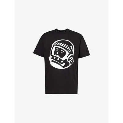Billionaire Boys Club Mens Black Astro Helmet Branded-print Cotton-jersey T-shirt