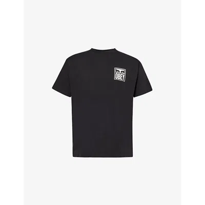 Obey Eyes Icon 2 T-shirt In Black