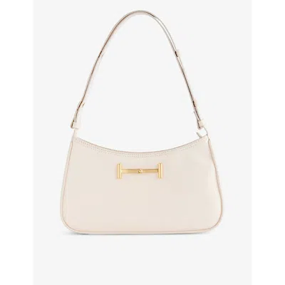 Ted Baker Womens Ivory Edalli Leather Baguette Bag