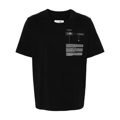 Mm6 Maison Margiela T-shirts In Black