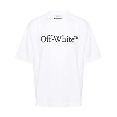 Off-white T-shirts In White/black