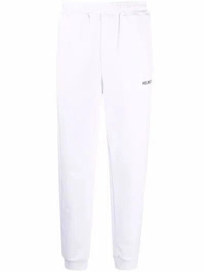 Helmut Lang Logo-print Track Pants In White