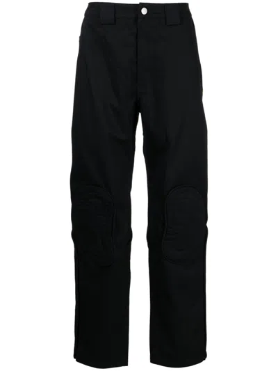 Mcq By Alexander Mcqueen Logo-print Wide-leg Trousers In Black