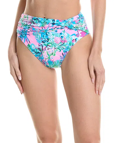 Lilly Pulitzer Yarrow High-waist Bikini Bottom In Multi