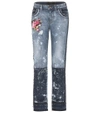 DOLCE & GABBANA EMBROIDERED JEANS,P00275458-3