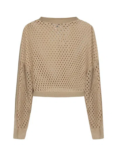 Semicouture Sweaters In Camel Light