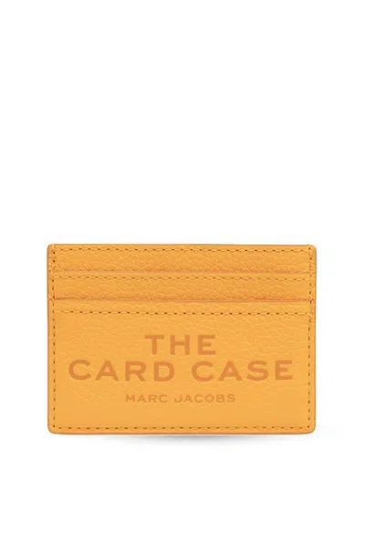 Marc Jacobs The Leather Card Case In Orange