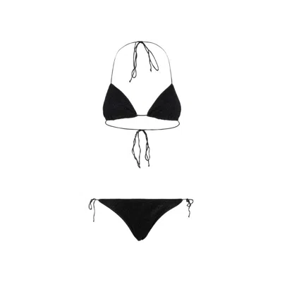 Oseree Lumiere Black Two Piece Bikini