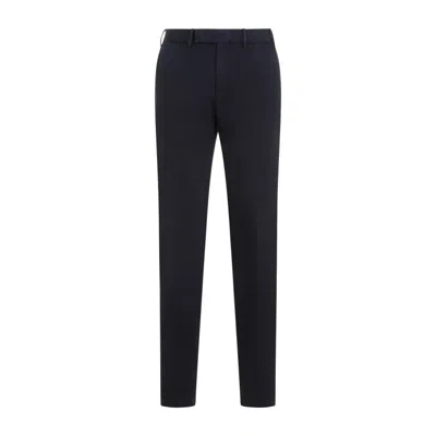 Zegna Summer Chino Pants In Black