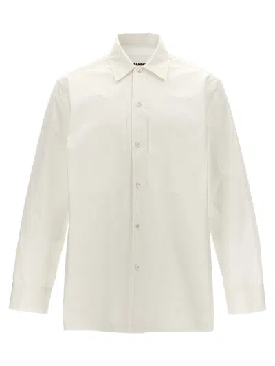 Jil Sander Pocket Shirt In White