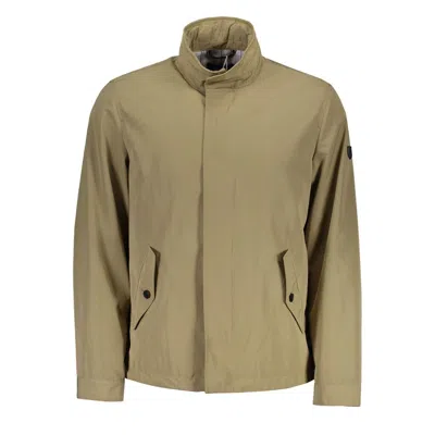 Gant Beige Polyester Jacket In Brown