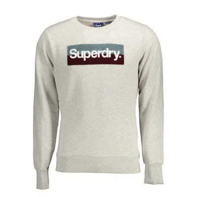 Superdry Gray Cotton Sweater In White
