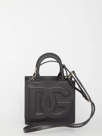Dolce & Gabbana Dg Daily Mini Tote Bag In Black