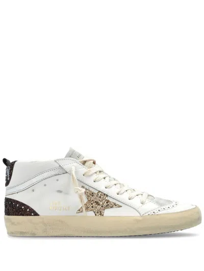 Golden Goose In White/ice/gold/brown