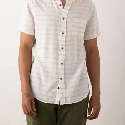 Rails Men's Carson Shirt In Dumont Stripe In White