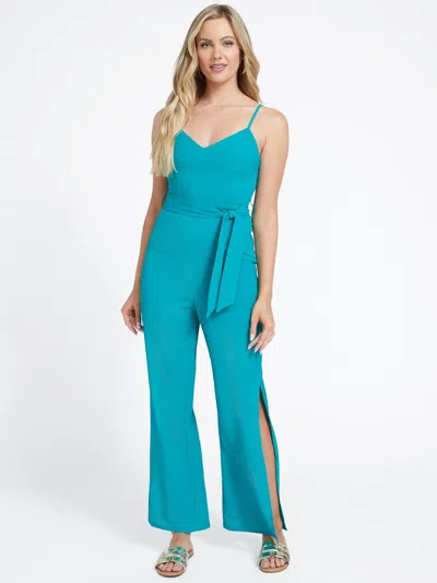 Guess Factory Miyah Jumpsuit In Blue