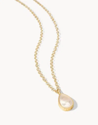 Spartina 449 Women's Naia Teardrop Necklace In Pearlescent In Multi