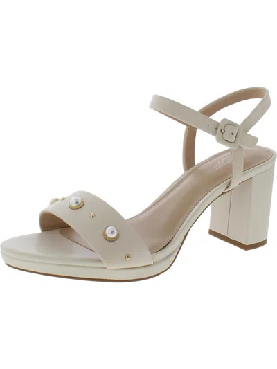 Rockport Tabitha Womens Leather Heels In White
