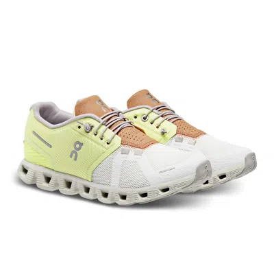 On Cloud 5 59.98362 Running Shoes Women's Us 9.5 Hay Ice Low Top Comfort Nr7072 In Multi