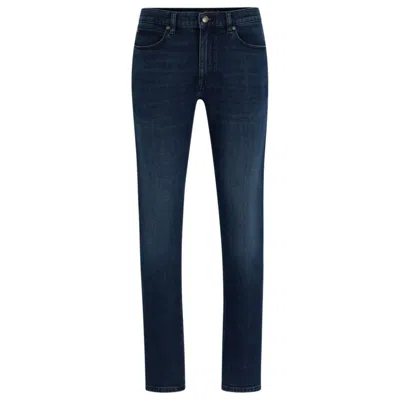 Hugo Extra-slim-fit Jeans In Blue Super-soft Denim