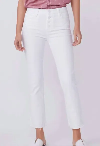 Paige Cindy Crop Jeans In Cool White