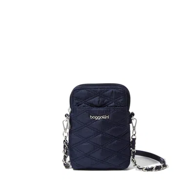 Baggallini Women's Take Two Rfid Bryant Crossbody Bag With Chain In Blue