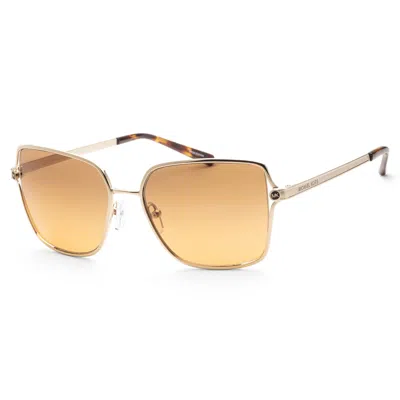 Michael Kors Women's 56mm Shiny Light Gold Sunglasses In Multi